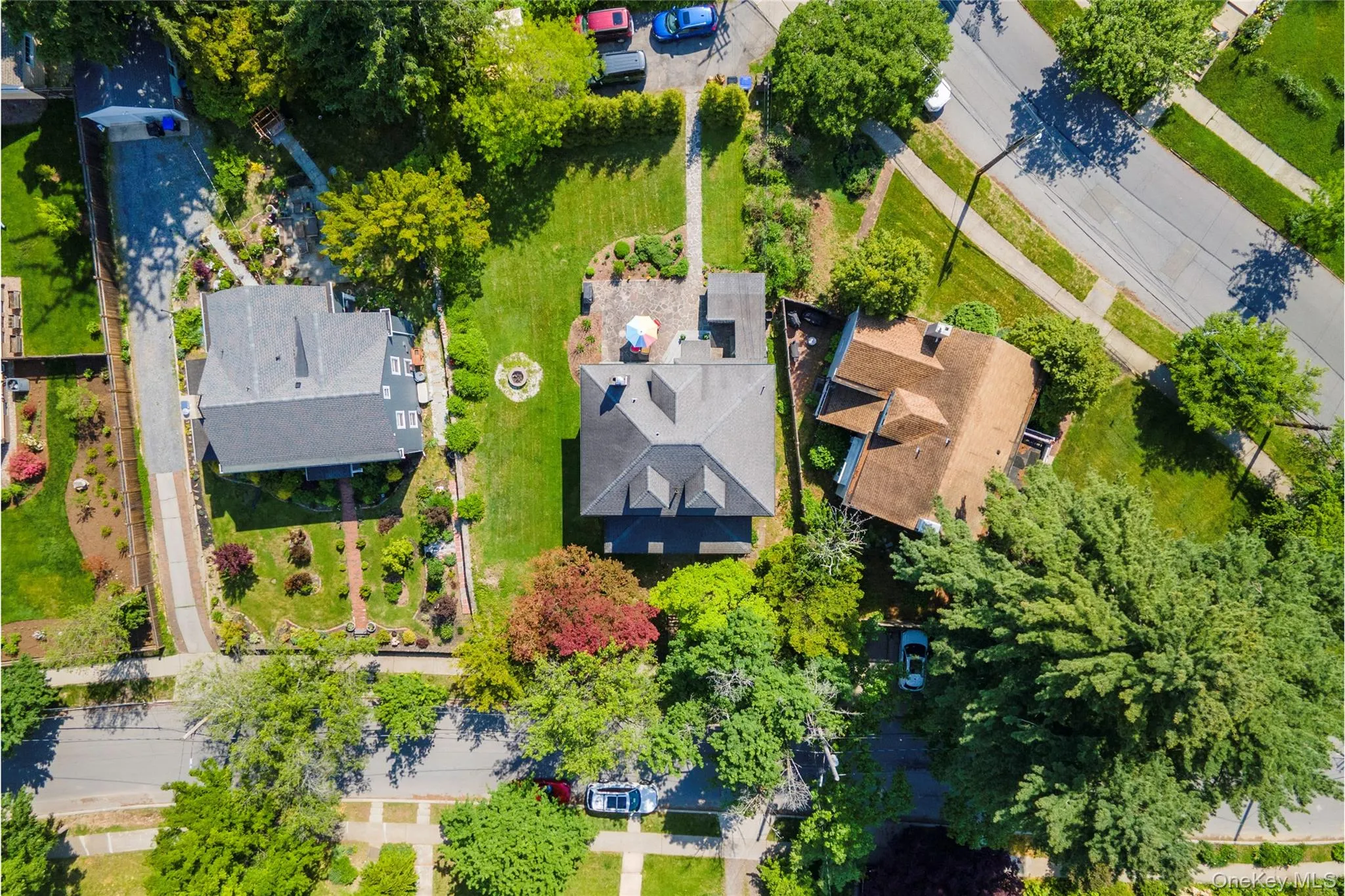 Top view of house Top view of house
