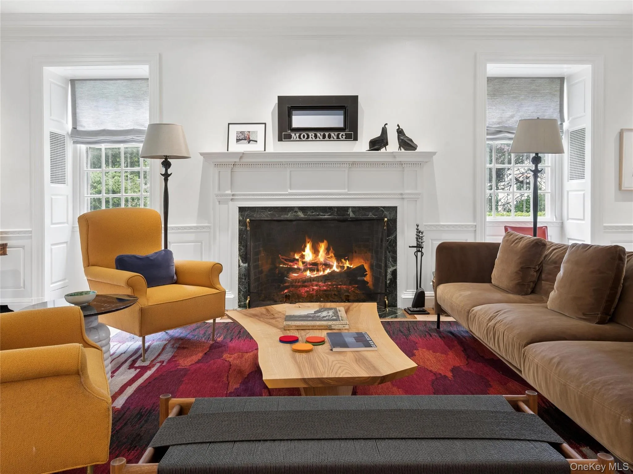 Living room with fireplace Living room with fireplace