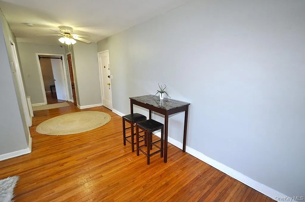 Dining area opens to the living room and is approx 11'-5" x 7'-4". Dining area opens to the living room and is approx 11'-5" x 7'-4".