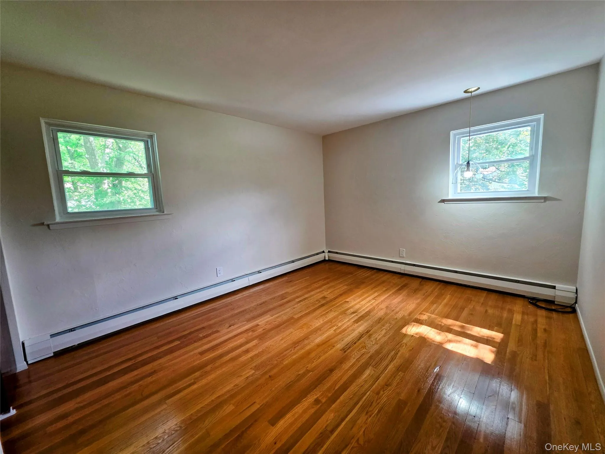 Sparkling hardwood floors. Sparkling hardwood floors.