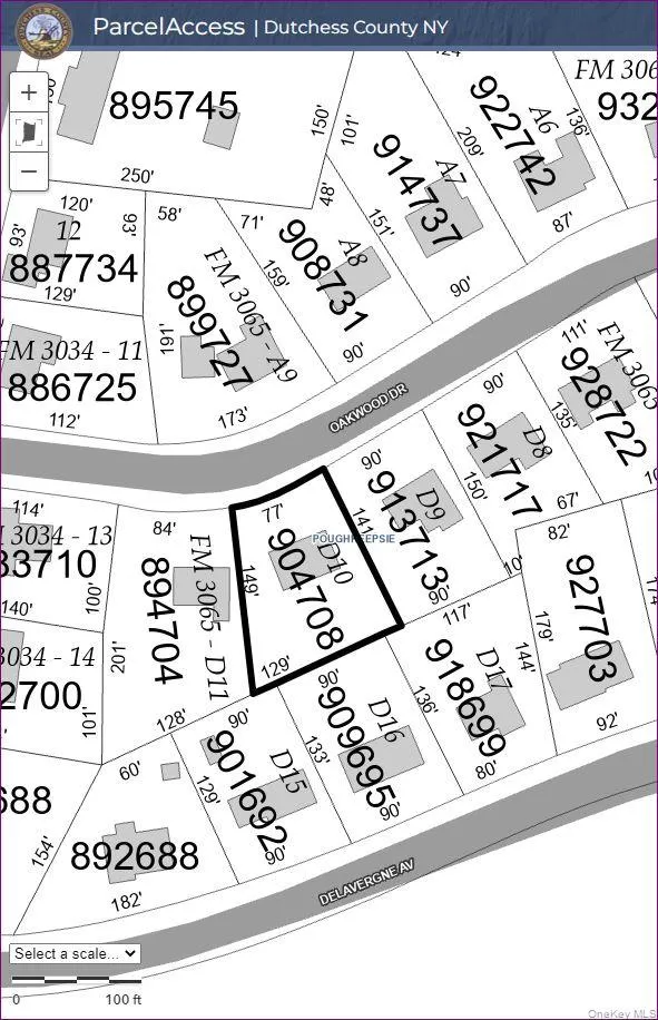 Parcel Access Map view of lot. Parcel Access Map view of lot.