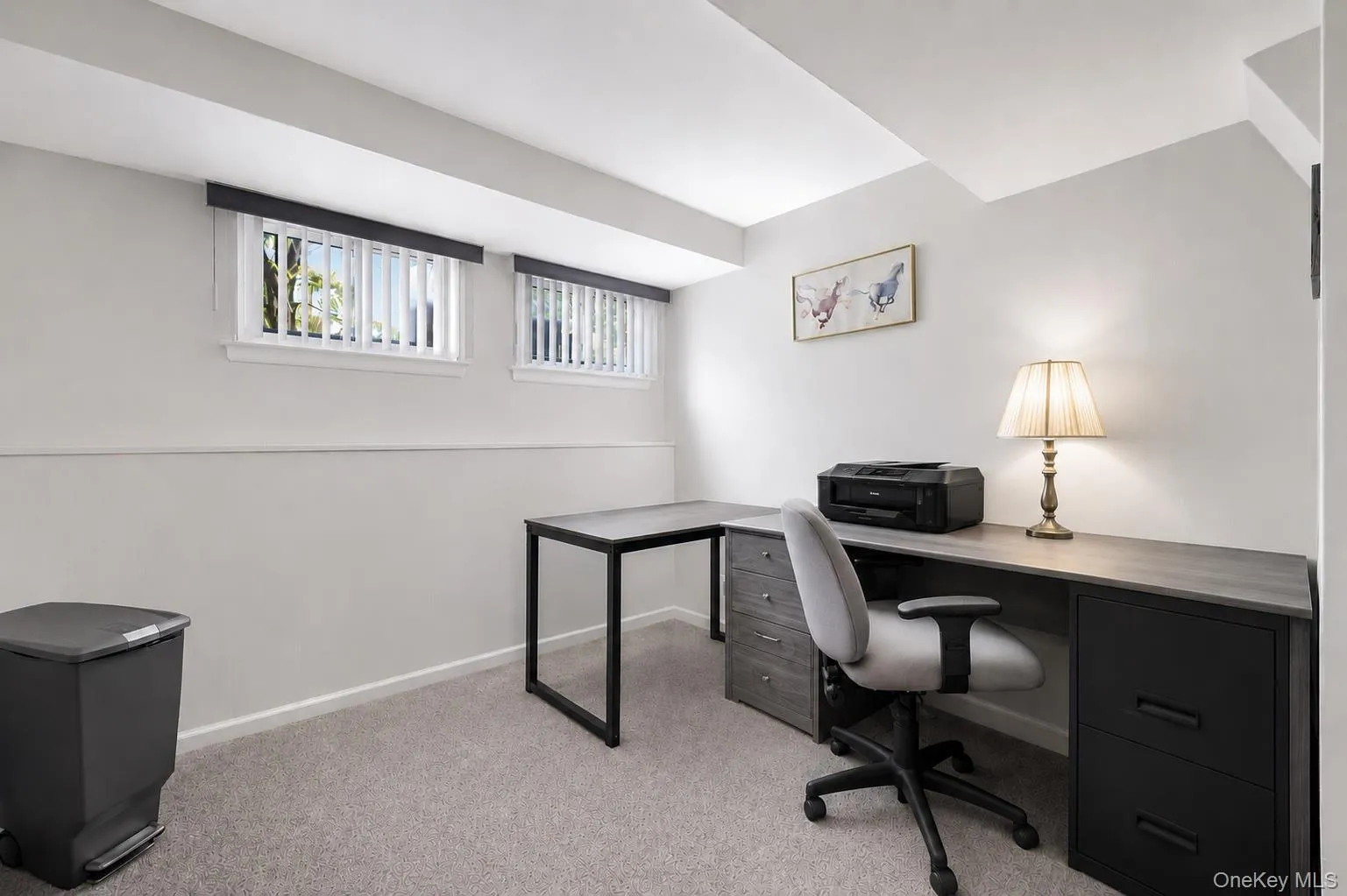 Lower Level office, bright , carpeted Lower Level office, bright , carpeted