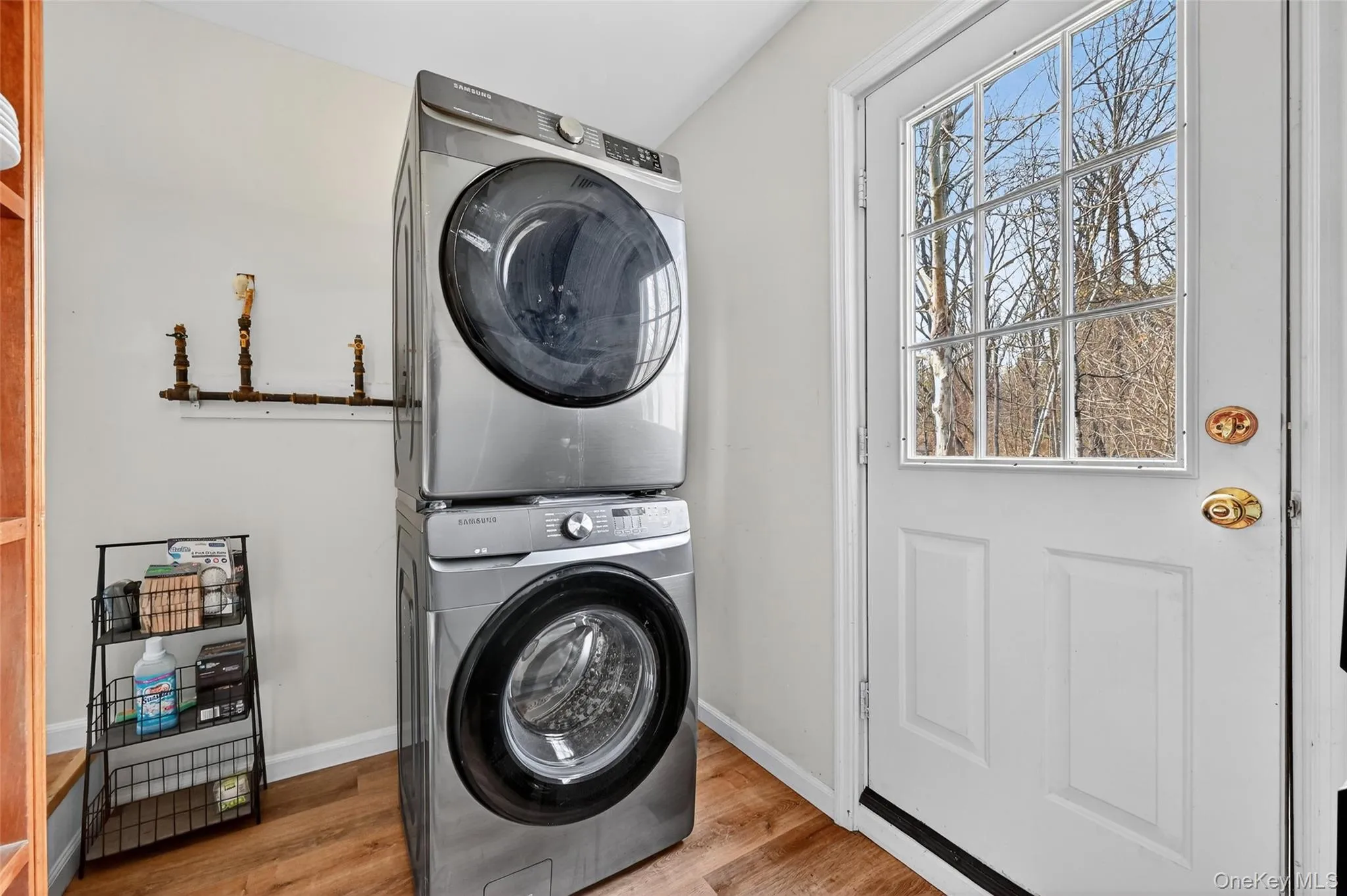 Stacked washer and dryer units Stacked washer and dryer units