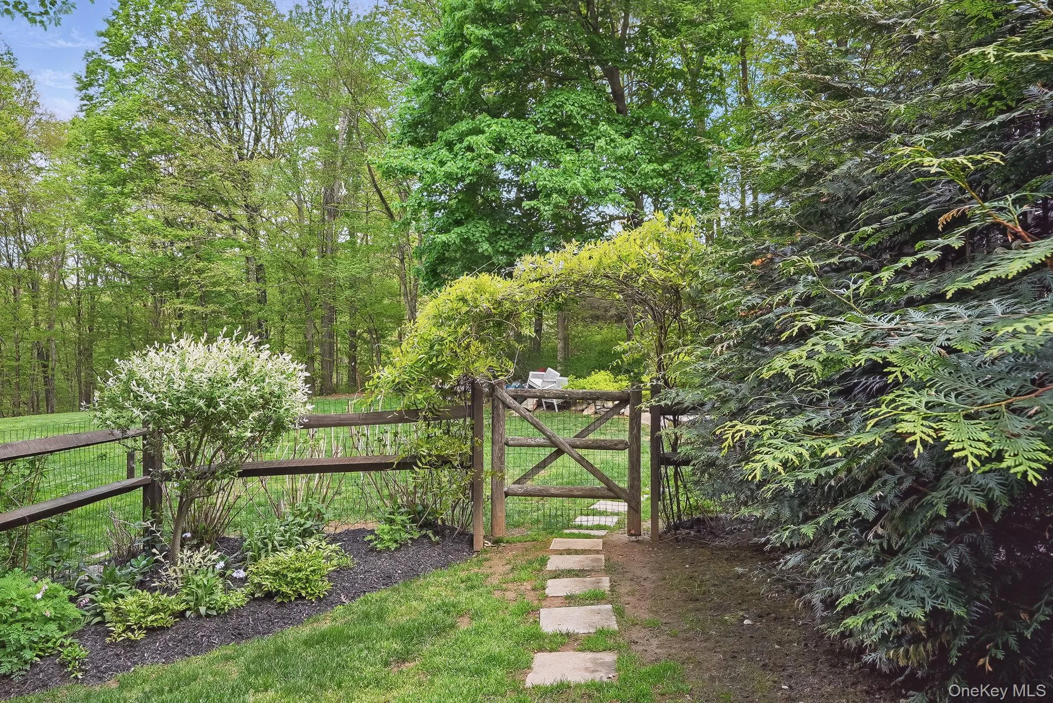 Gate featuring fence Gate featuring fence