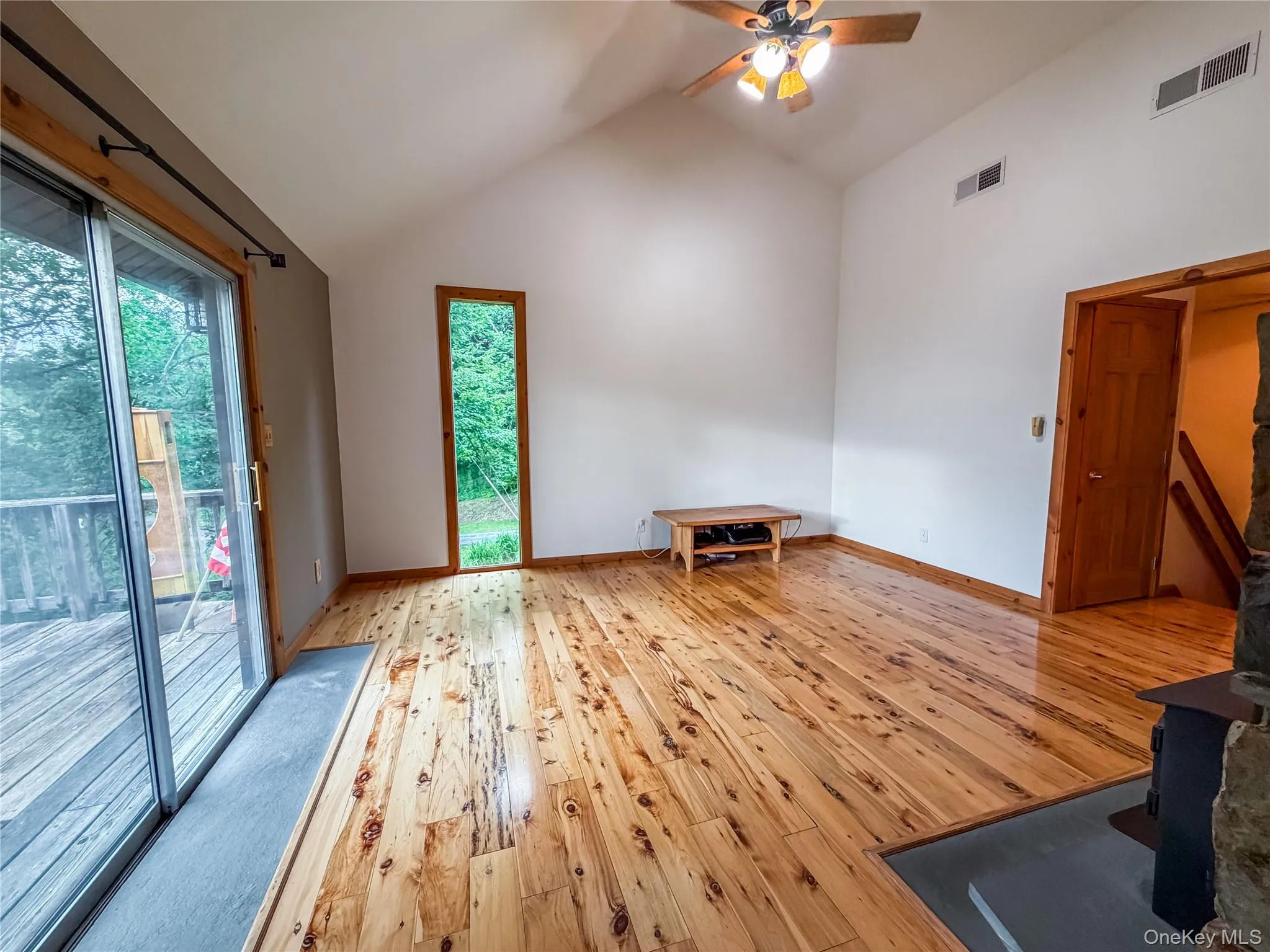 wood floors, SGD to deck wood floors, SGD to deck