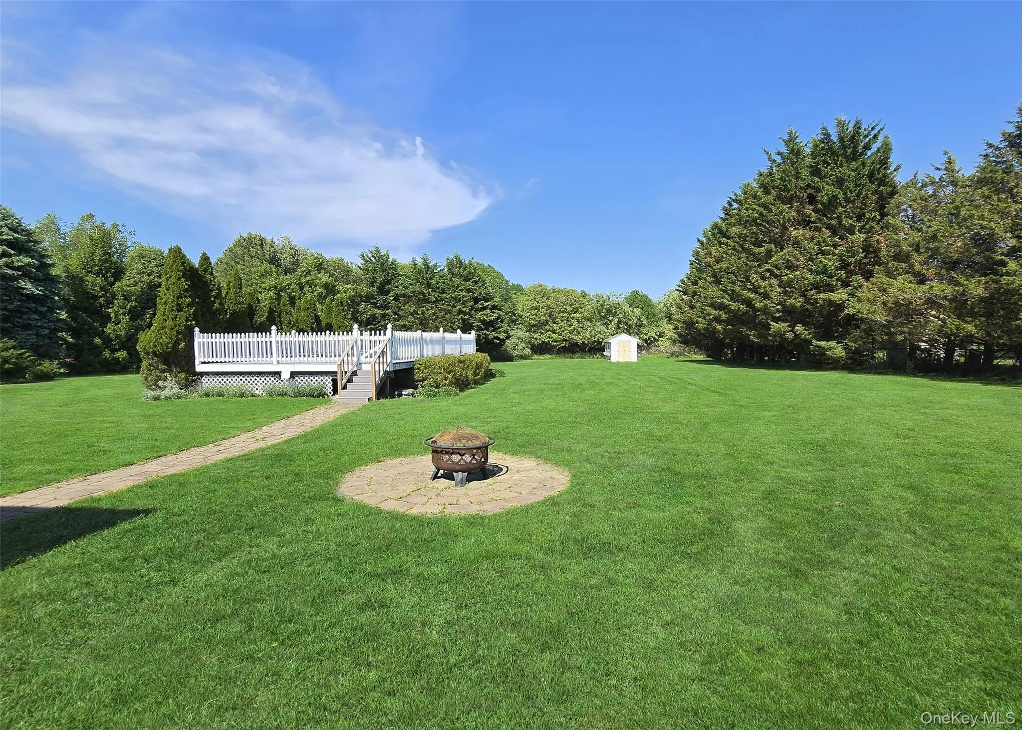 Spacious backyard Spacious backyard