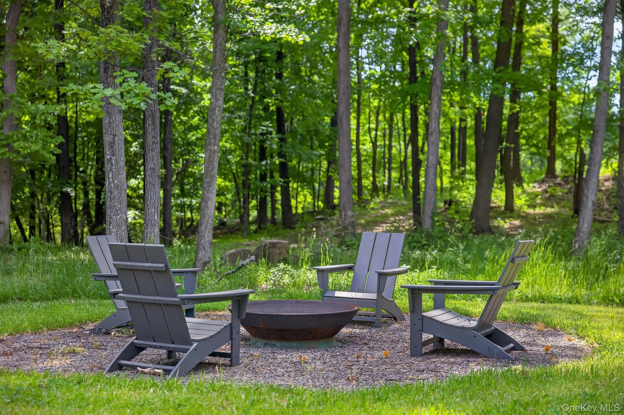 Outdoor fire pit area Outdoor fire pit area