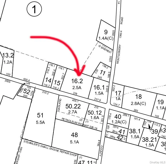 Assessor's Plat Map. Illustrating property divisions and identifying parcel 16.2 Assessor's Plat Map. Illustrating property divisions and identifying parcel 16.2
