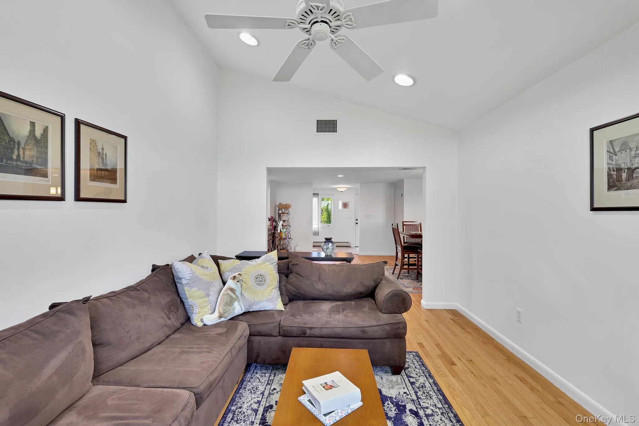 Living Room with ceiling fan Living Room with ceiling fan