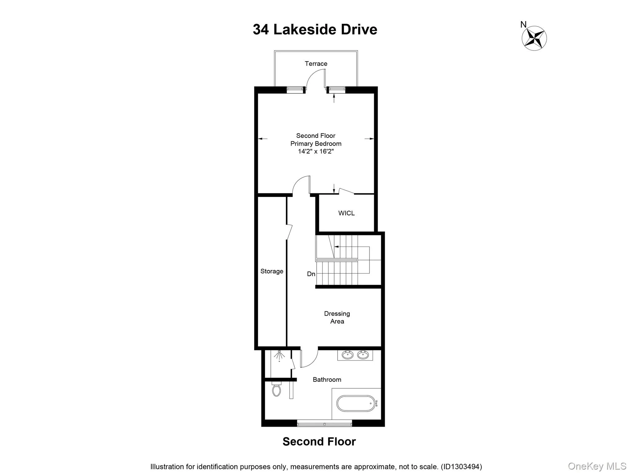 Second Level Floor Plan Second Level Floor Plan