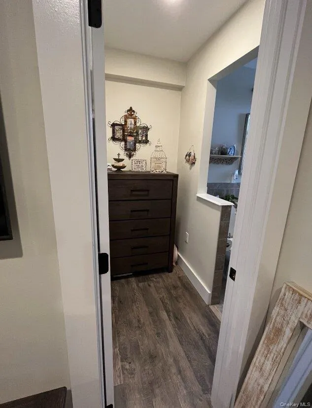 Entry to Bathroom With Closets & Storage Entry to Bathroom With Closets & Storage