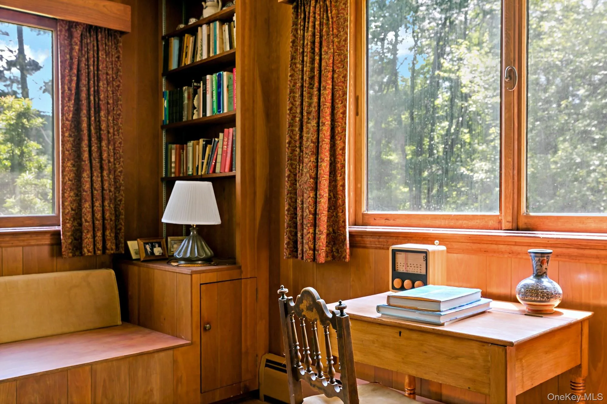 Intimate corner of living room, ideal reading nook. Intimate corner of living room, ideal reading nook.