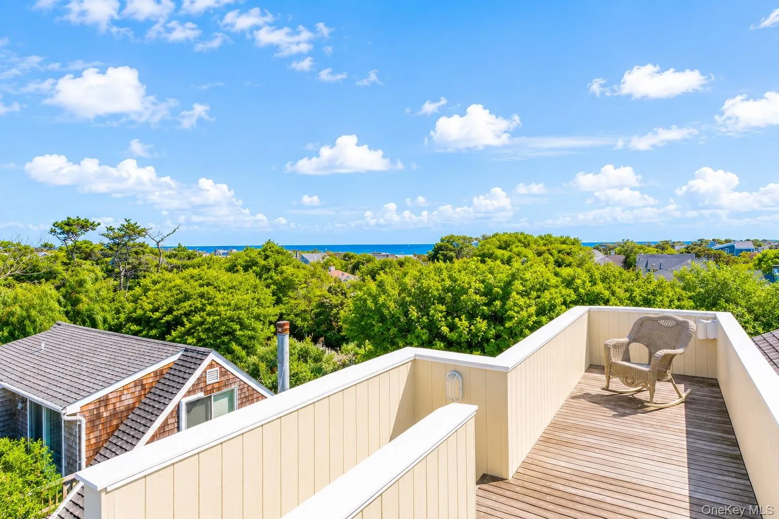 Roof Deck with views of Clam Pond cove and the Lighthouse Roof Deck with views of Clam Pond cove and the Lighthouse