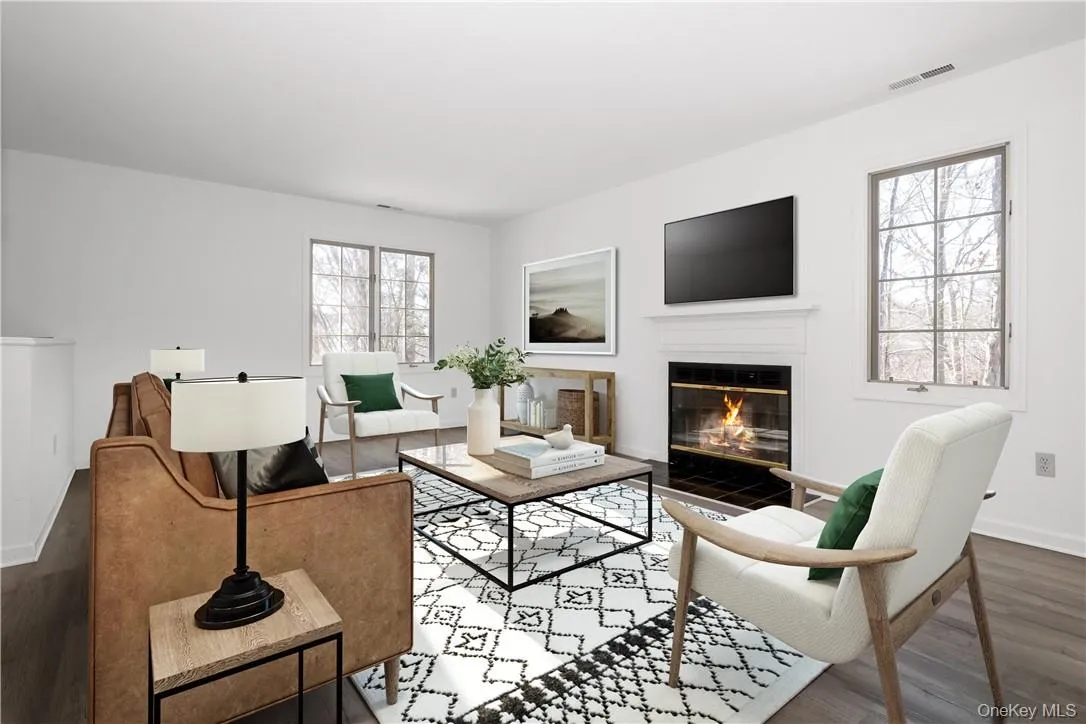 Staged living room Staged living room