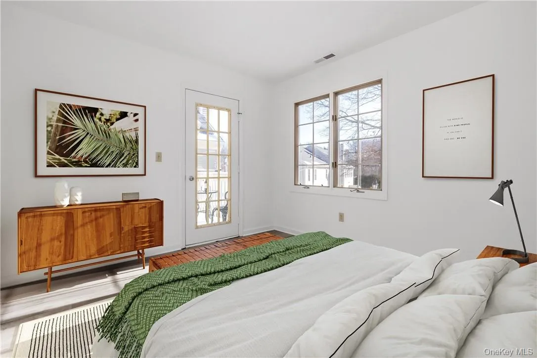 Staged primary bedroom Staged primary bedroom