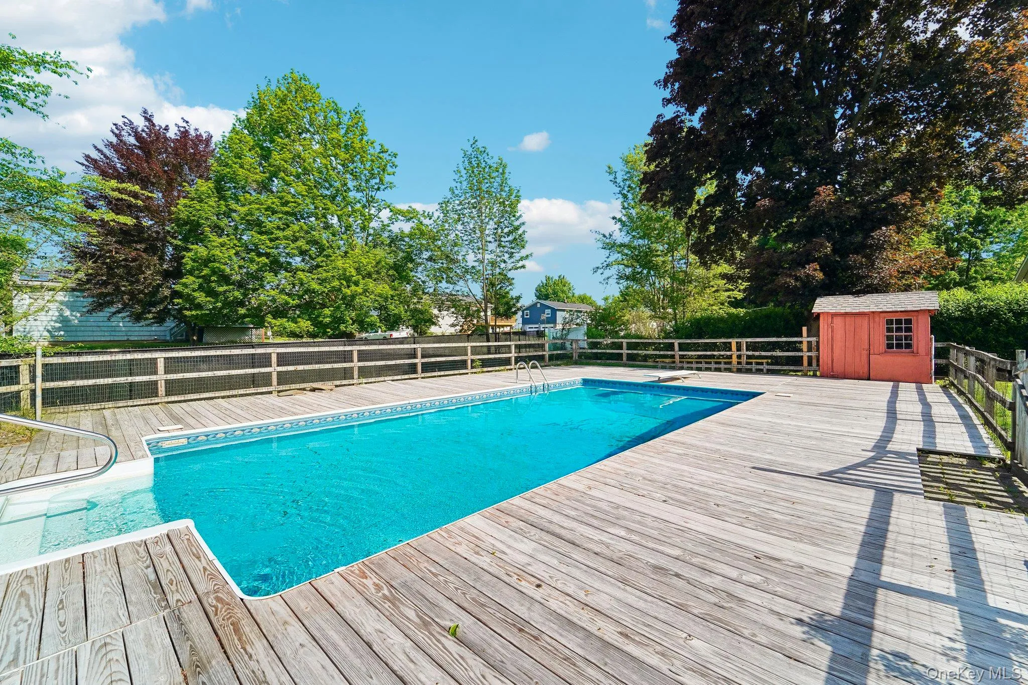 Fully Fenced In-Ground Pool with New Filter Pump Fully Fenced In-Ground Pool with New Filter Pump