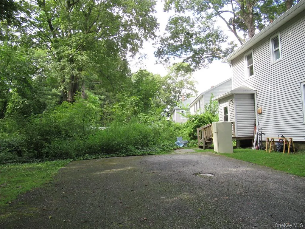 Parking behind the house Parking behind the house