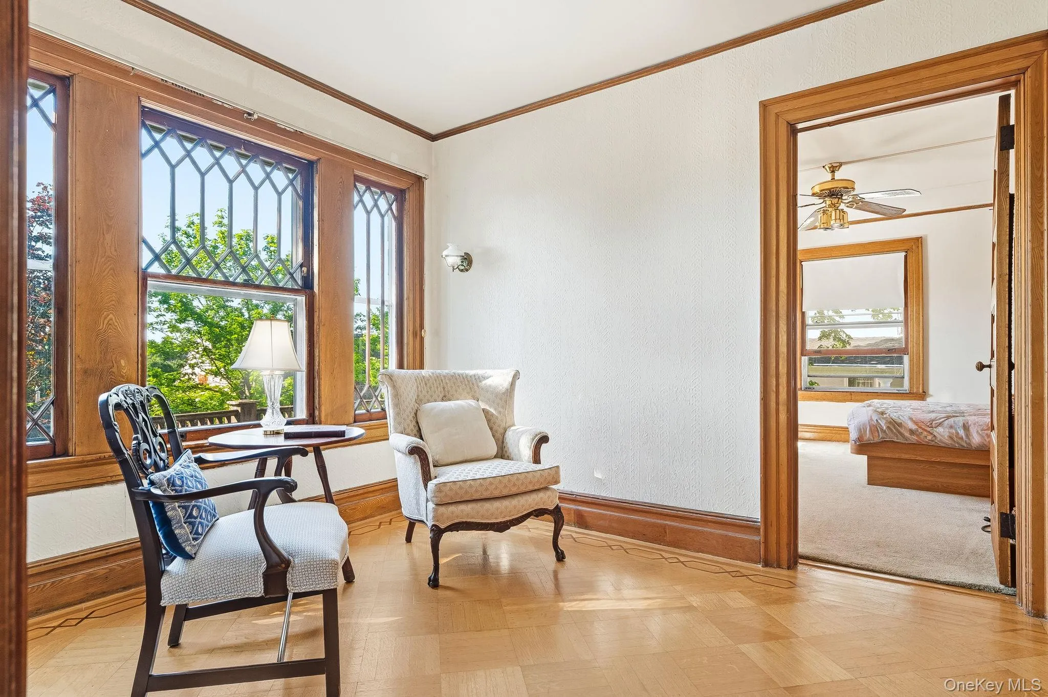 The perfect place to unwind, read, or simply take in the home's grandeur. The perfect place to unwind, read, or simply take in the home's grandeur.