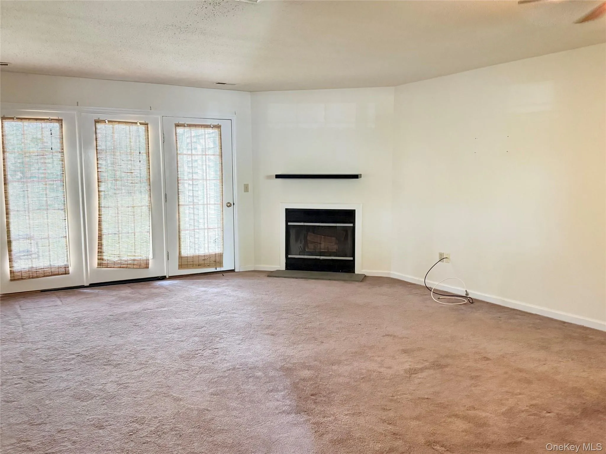 Spacious Living Rm offers a woof burning fireplace. Spacious Living Rm offers a woof burning fireplace.
