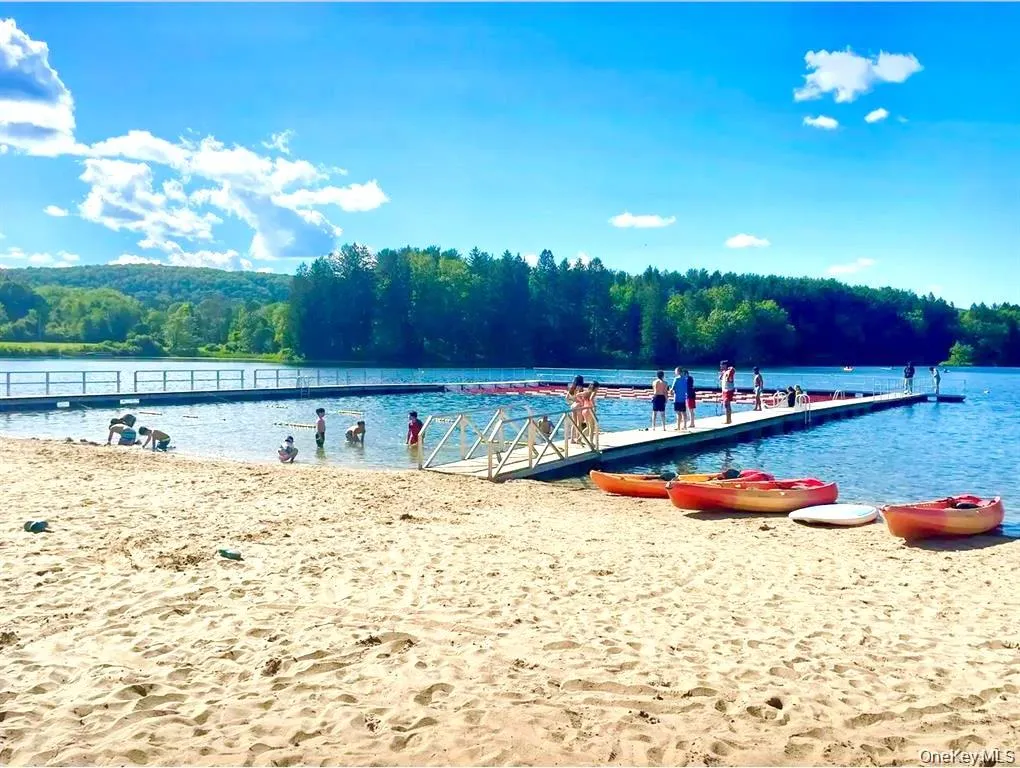 Lakeside Park offers a sandy beach, playground, walking trails, more. Lakeside Park offers a sandy beach, playground, walking trails, more.