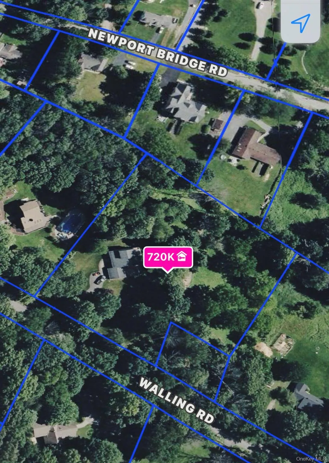 Approximate Lot Lines of 2.2 Acres. Approximate Lot Lines of 2.2 Acres.
