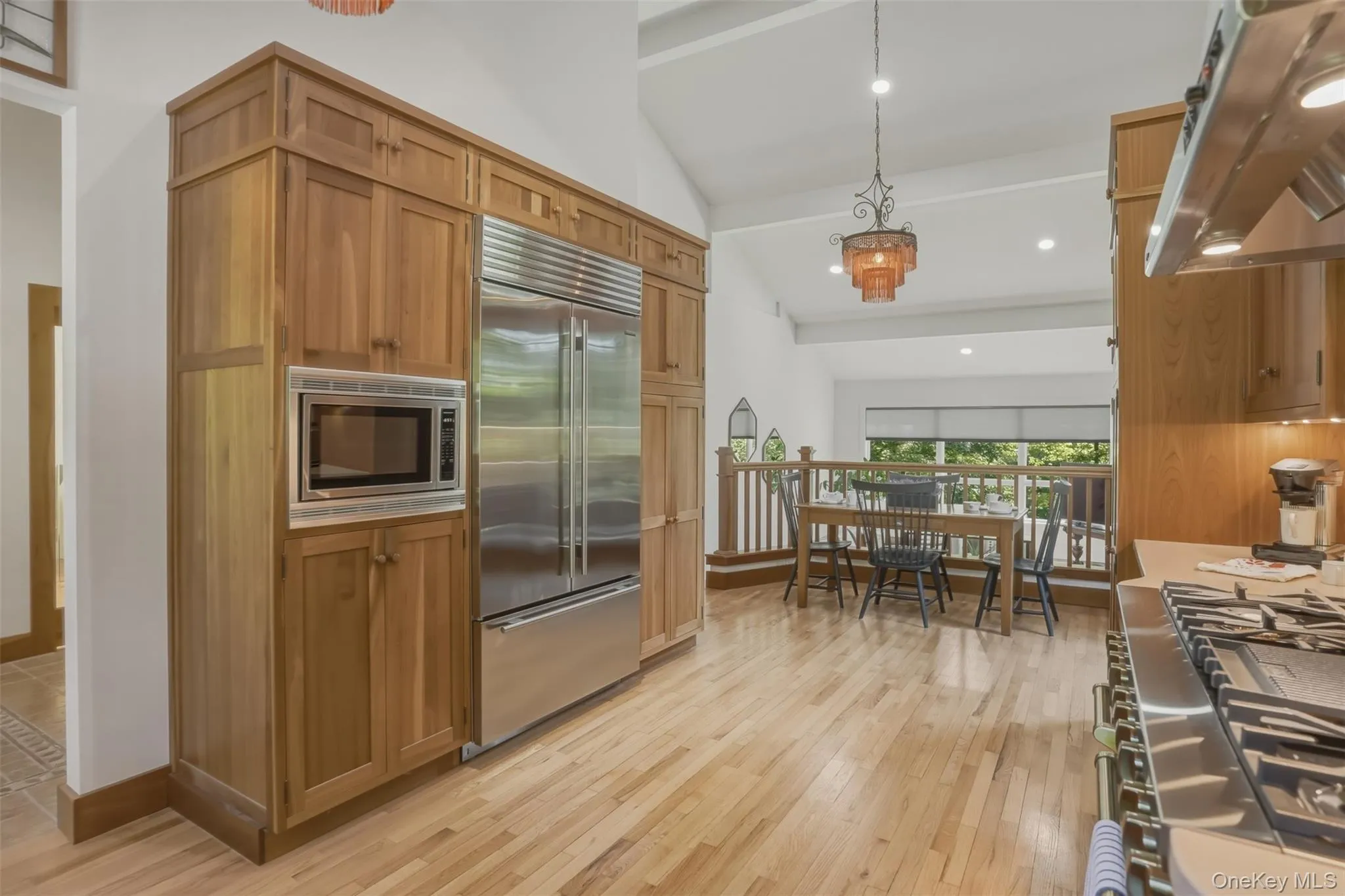 Chef's kitchen featuring high-end Sub-Zero Classic French Door refrigerator-freezer. Chef's kitchen featuring high-end Sub-Zero Classic French Door refrigerator-freezer.