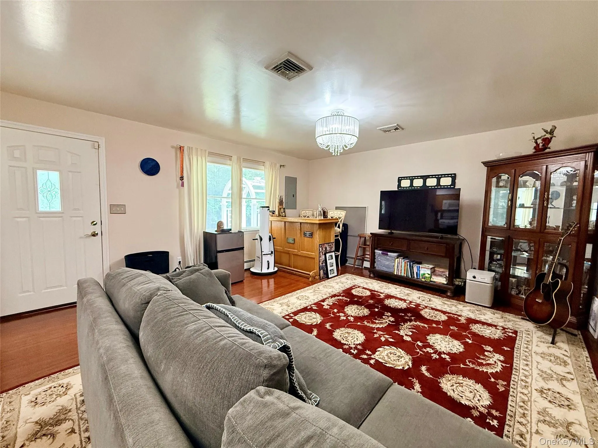 Accessory apartment living room, walk-out to yard Accessory apartment living room, walk-out to yard