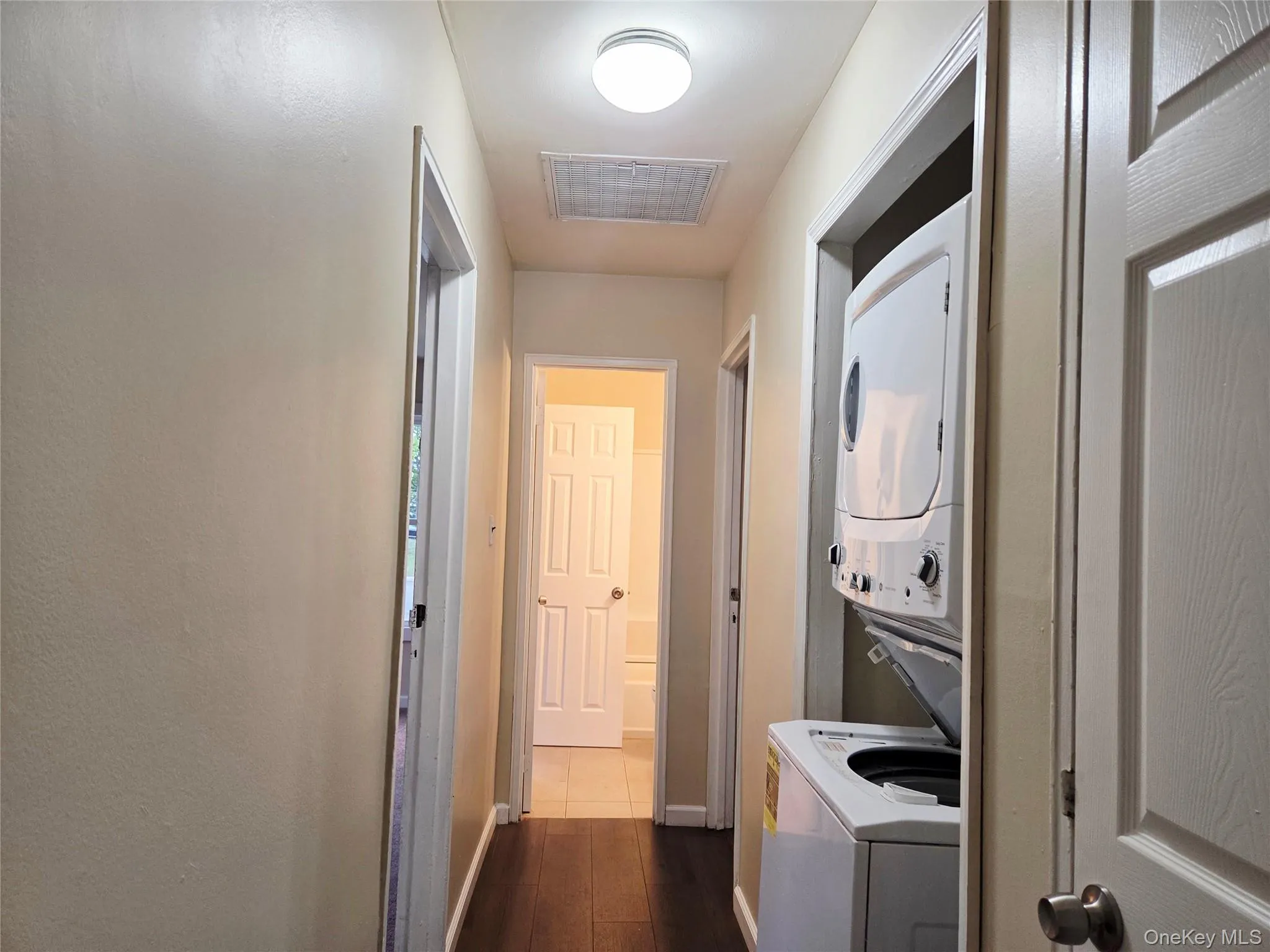 Hallway with Laundry & closet. Hallway with Laundry & closet.