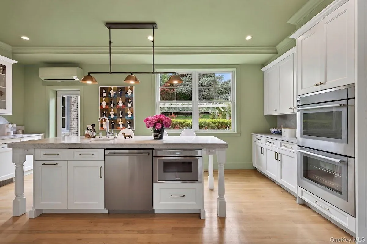 Kitchen with top-of-the line stainless steel appliances Kitchen with top-of-the line stainless steel appliances