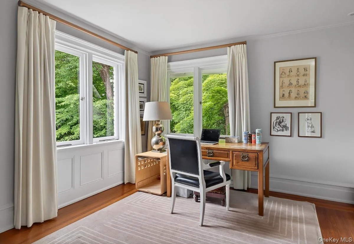 Charming office/sitting room is part of the distinct primary bedroom suite Charming office/sitting room is part of the distinct primary bedroom suite
