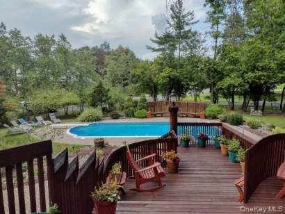A deck with a view! A deck with a view!