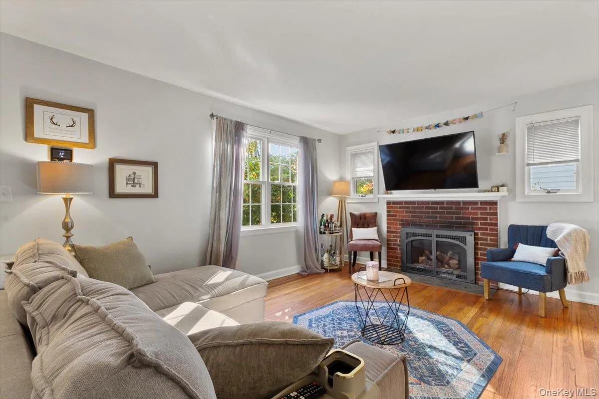 Cozy up beside the gas fireplace, with the option to convert it back to wood burning should you prefer a more traditional fire experience. Cozy up beside the gas fireplace, with the option to convert it back to wood burning should you prefer a more traditional fire experience.