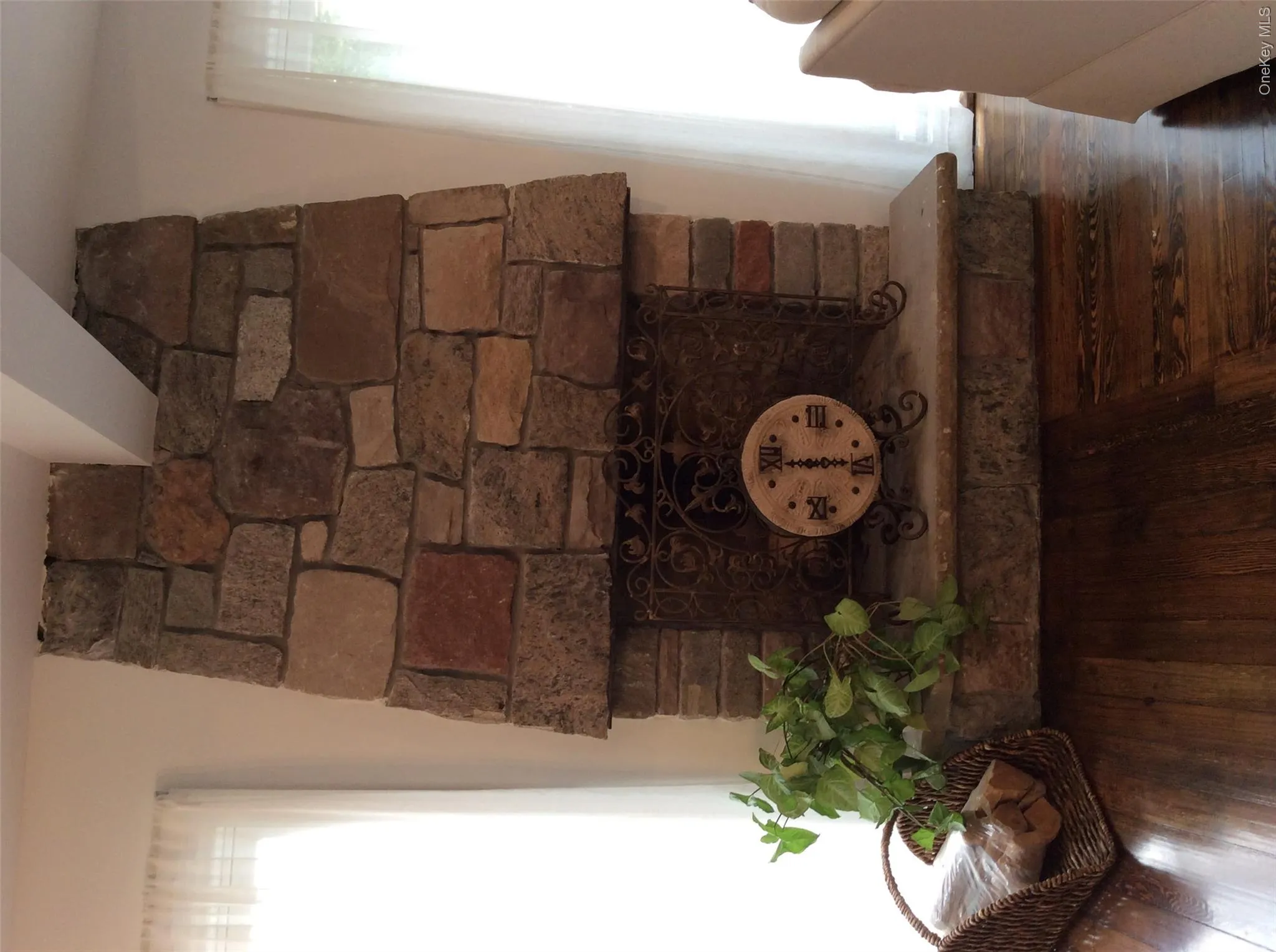 Stone Faced Fireplace Stone Faced Fireplace