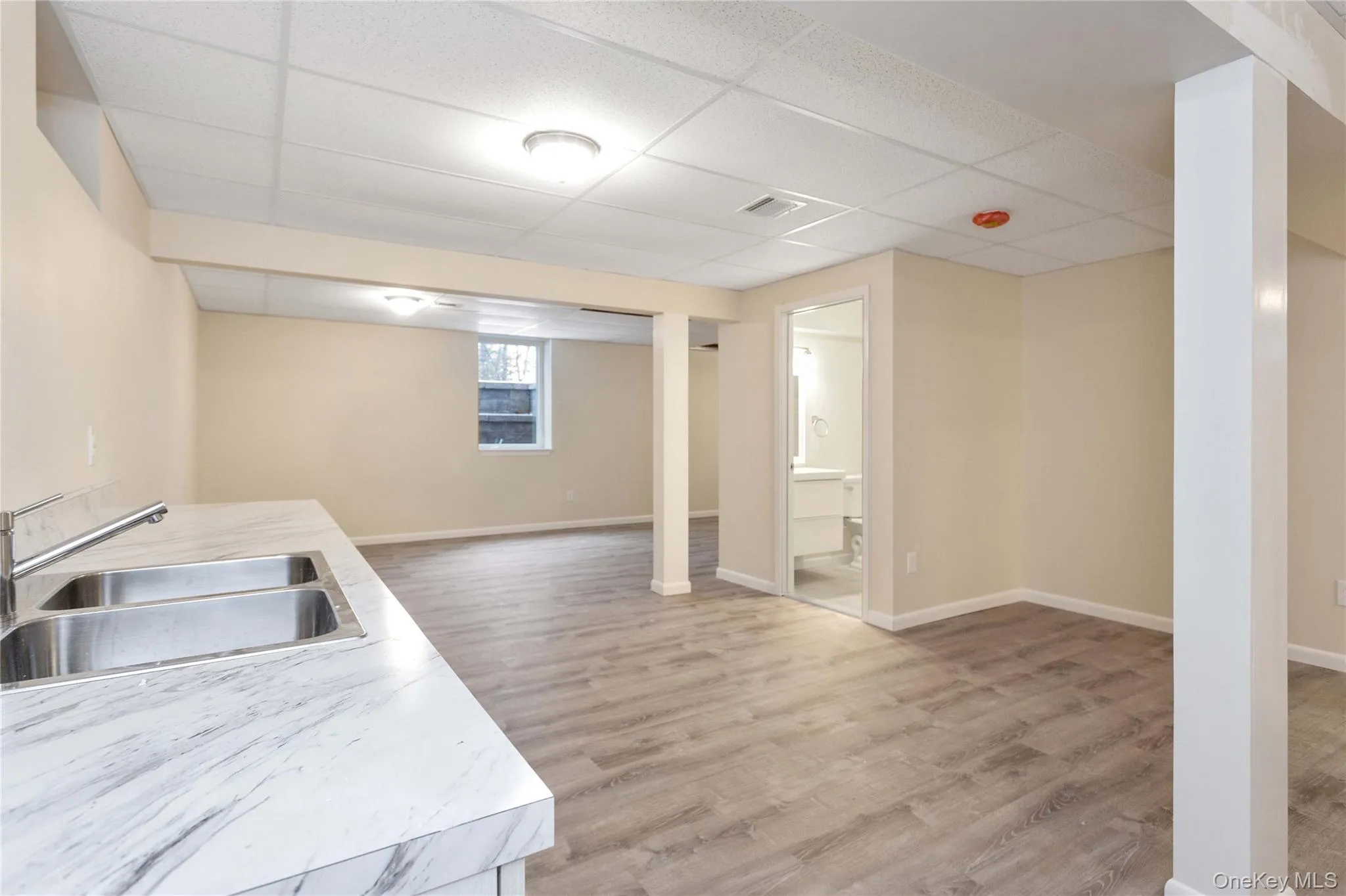 Totally finished with 2 bathrooms and 1 bedroom and partial kitchen Totally finished with 2 bathrooms and 1 bedroom and partial kitchen