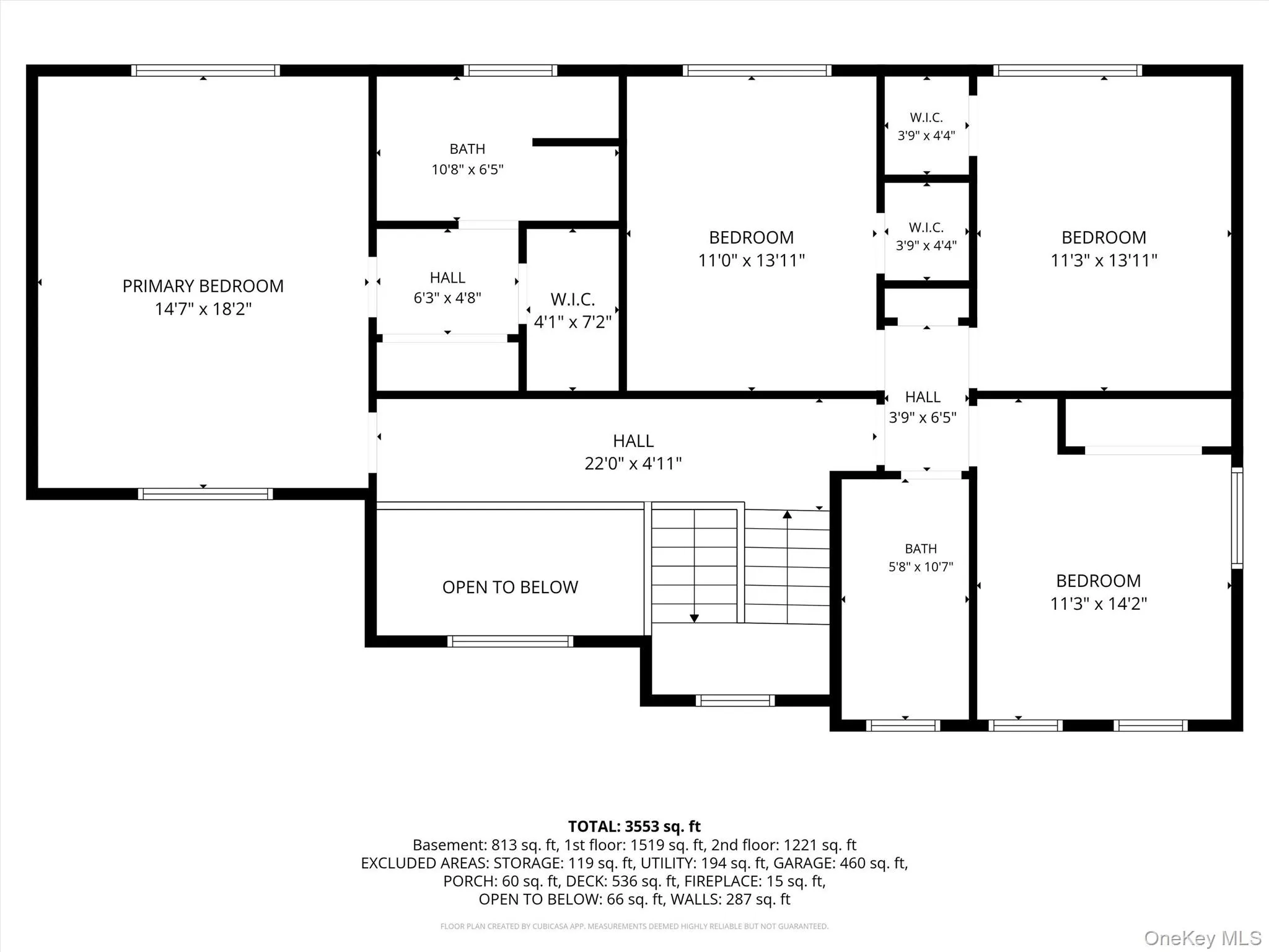 Upper Level Floor Plan Upper Level Floor Plan