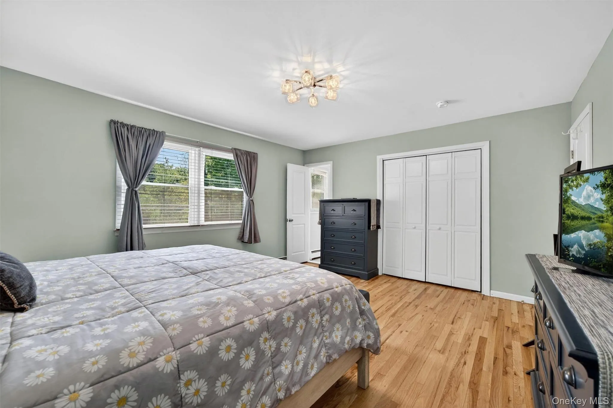 There is a well appointed closet with double doors in the primary suite There is a well appointed closet with double doors in the primary suite