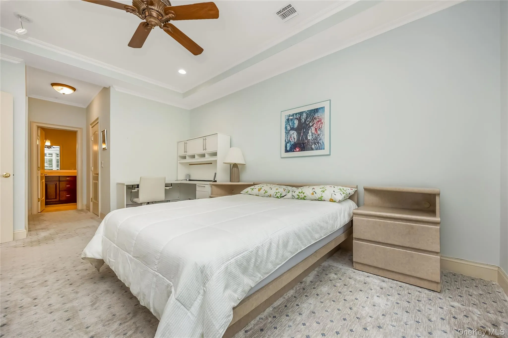 Bright and airy primary bedroom Bright and airy primary bedroom