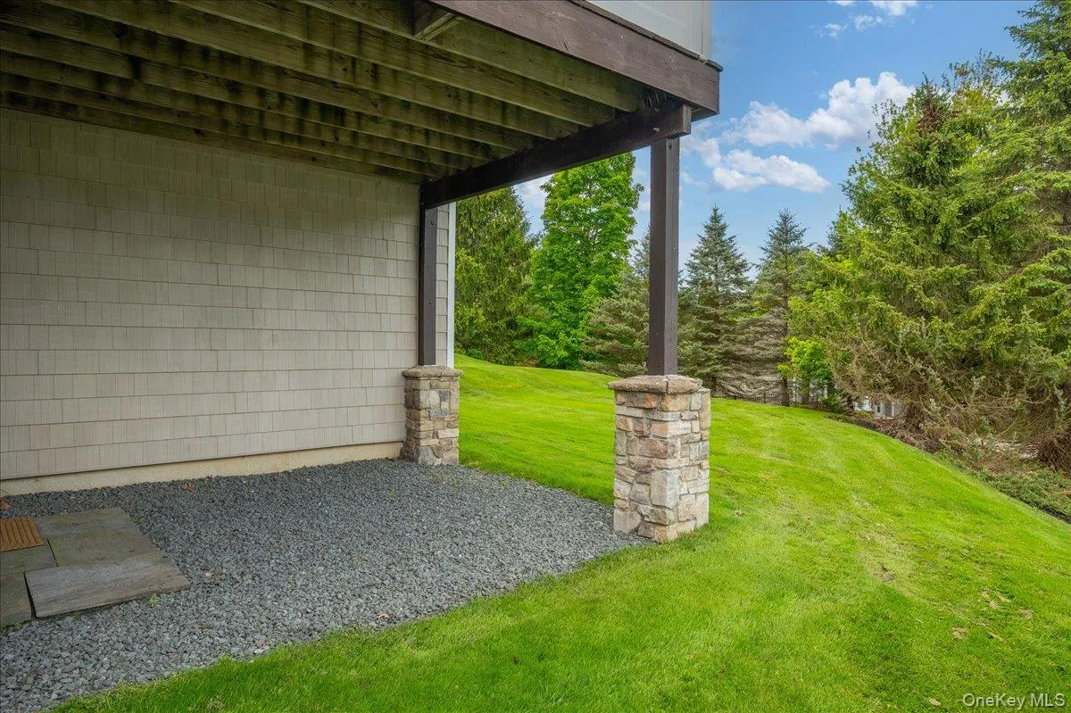 Stone patio Stone patio
