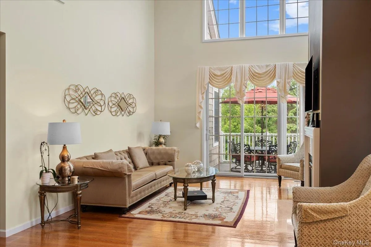 Hardwood floors and new triple sliding glass door Hardwood floors and new triple sliding glass door