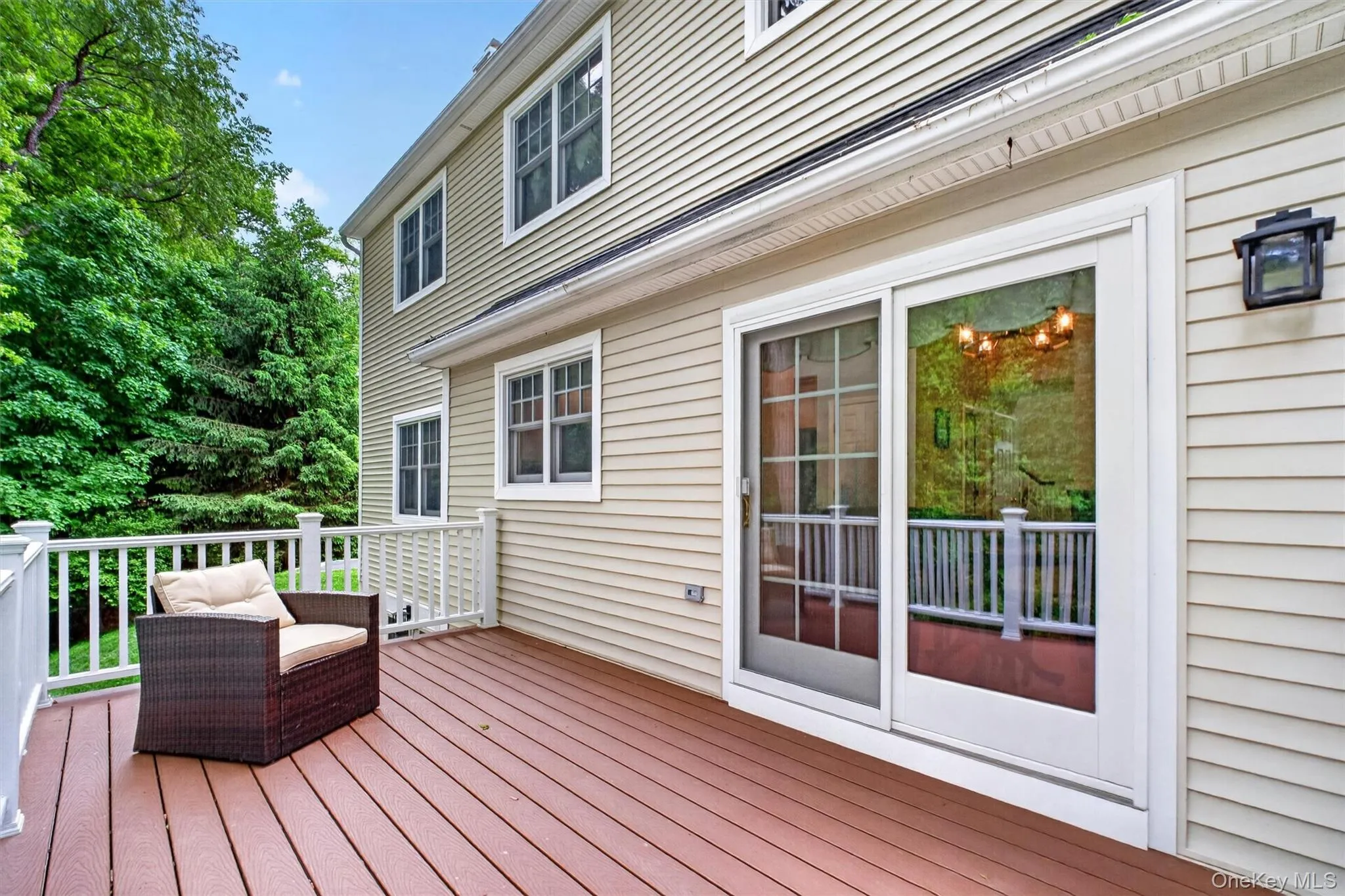 Private rear deck seamlessly connects indoor and outdoor living. Private rear deck seamlessly connects indoor and outdoor living.