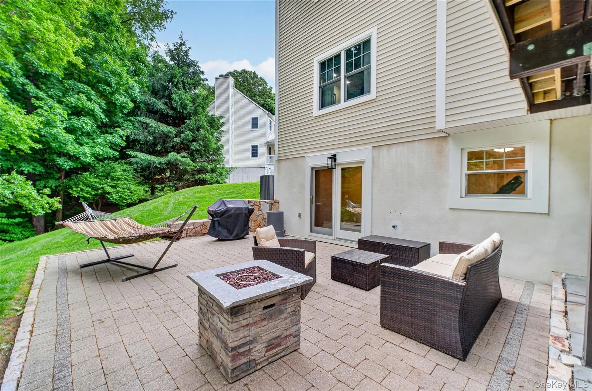 Spacious patio creates the perfect outdoor entertaining area. Spacious patio creates the perfect outdoor entertaining area.