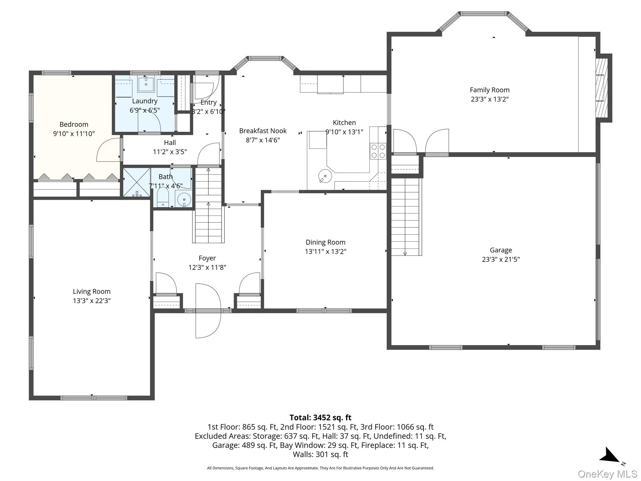 Main level floor plan Main level floor plan