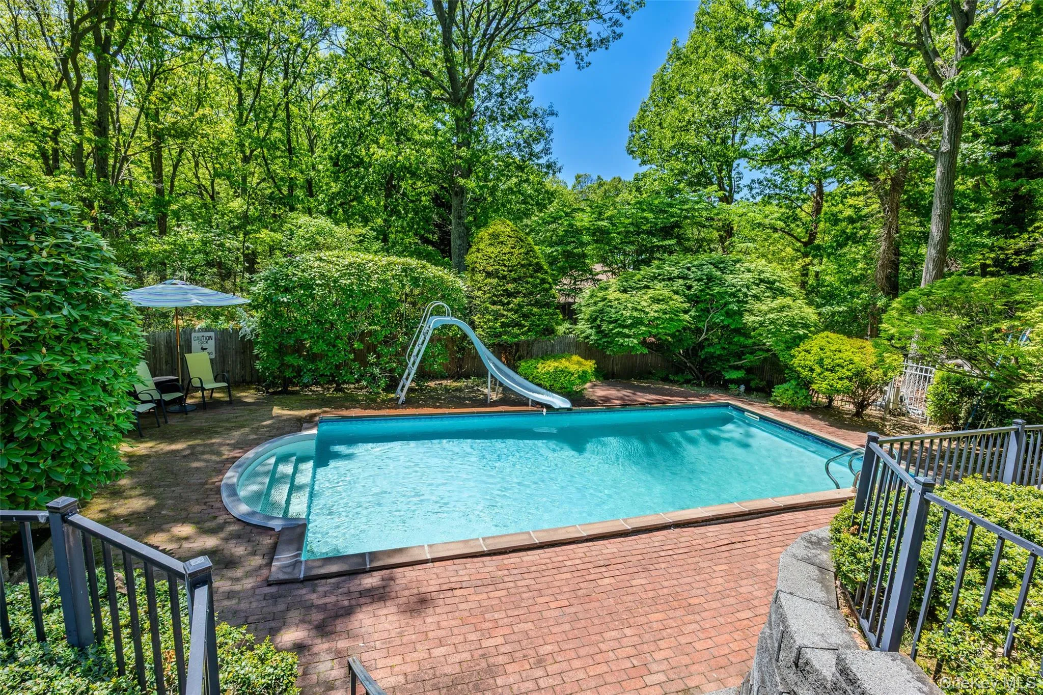 Pool surrounded by 1.15 acre of coastal woodlands Pool surrounded by 1.15 acre of coastal woodlands