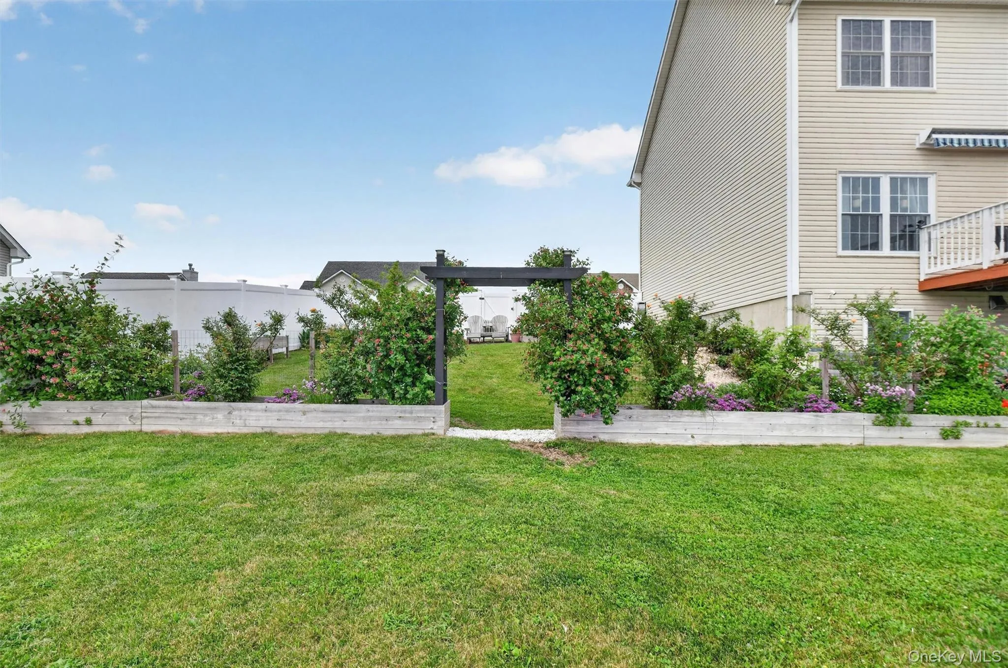 Yard With Garden Area Yard With Garden Area