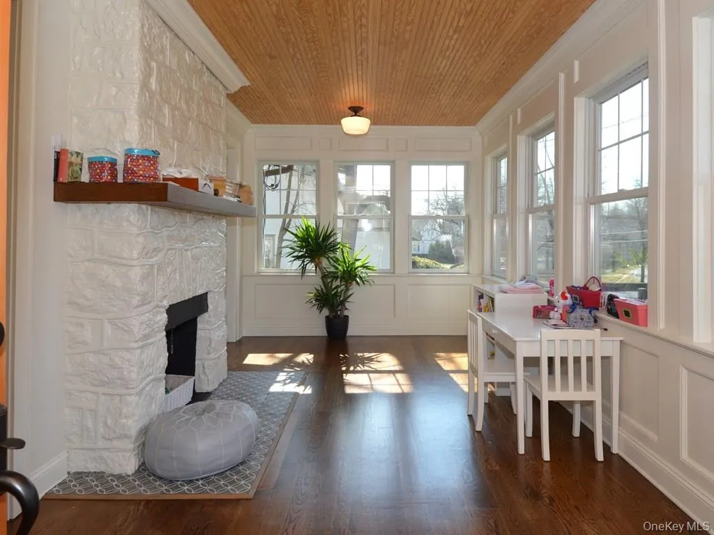 View from front door as you enter the house. Light fills this room all day. View from front door as you enter the house. Light fills this room all day.