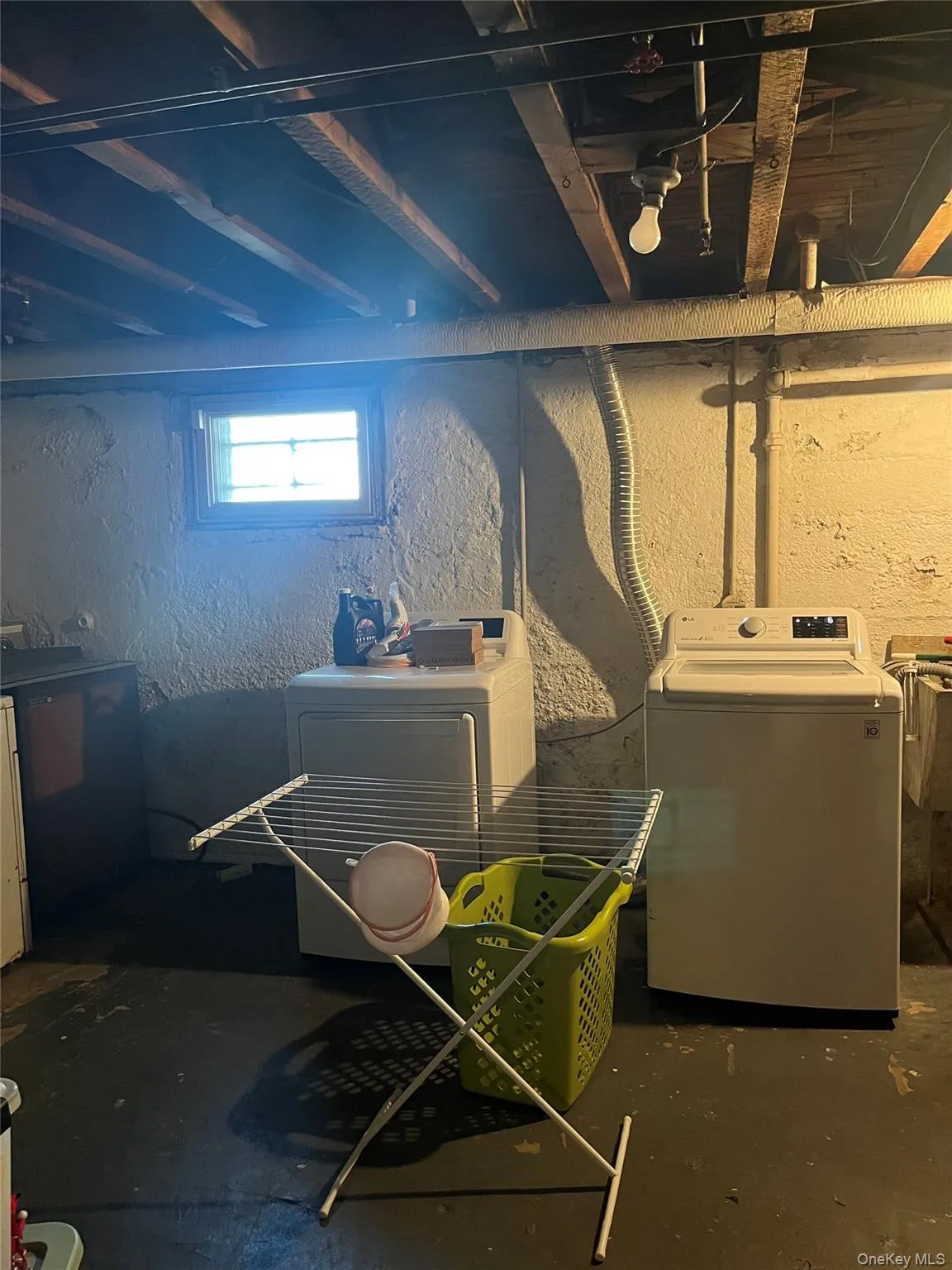 Washer/dryer in utility room. Washer/dryer in utility room.