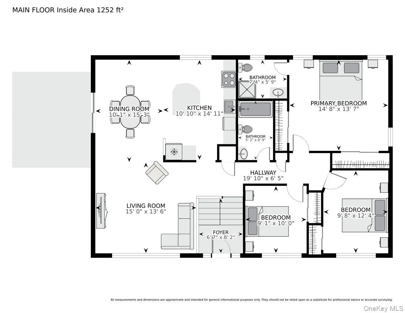 Upstairs floor plan Upstairs floor plan