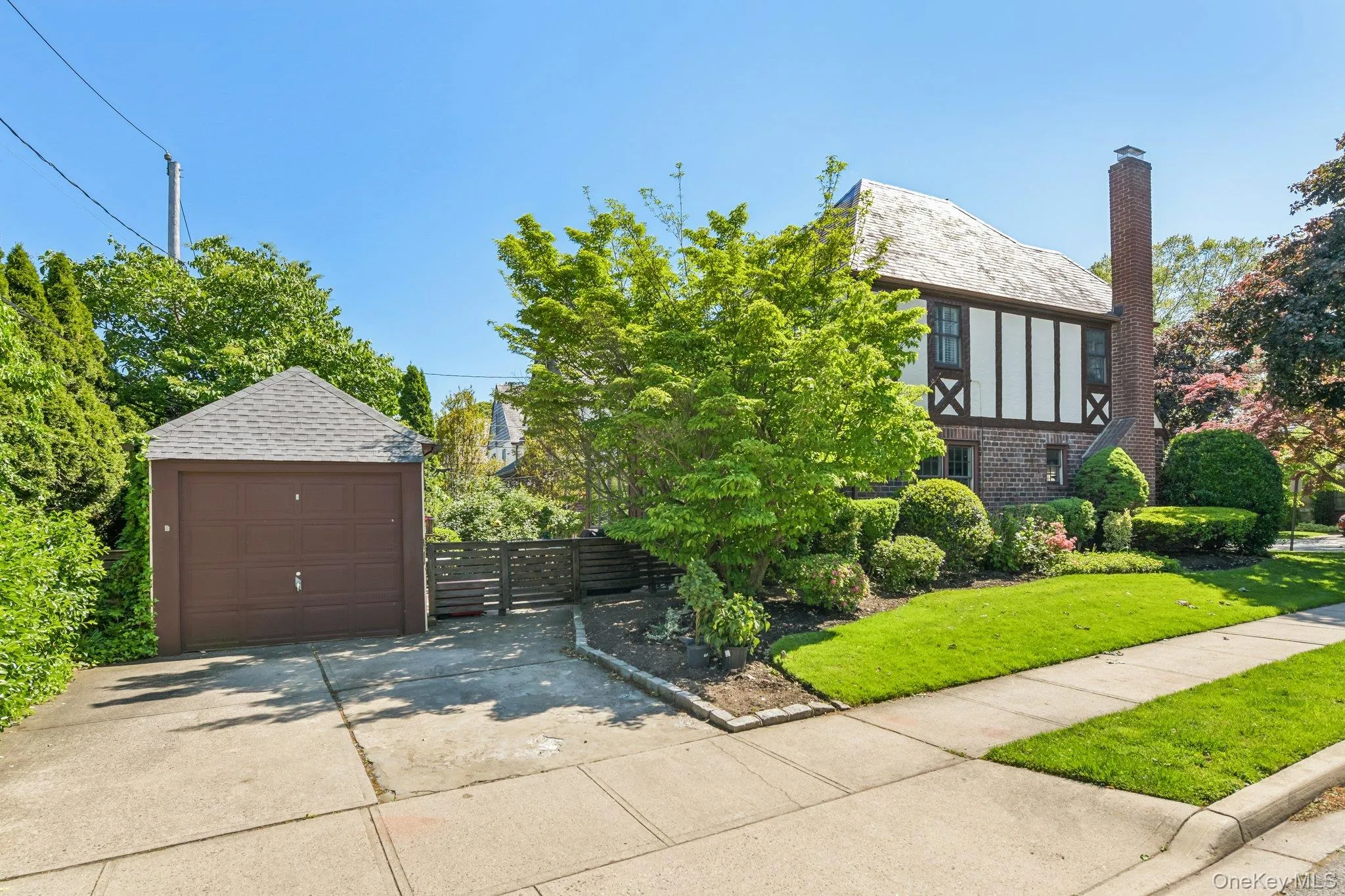 One car garage with private double driveway One car garage with private double driveway