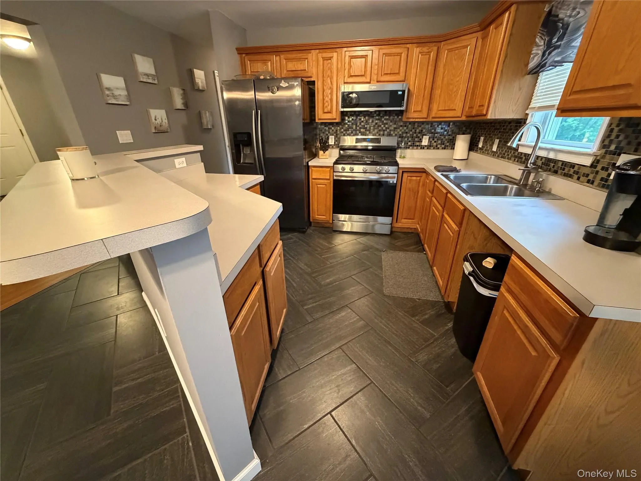 With beautiful tile floors With beautiful tile floors