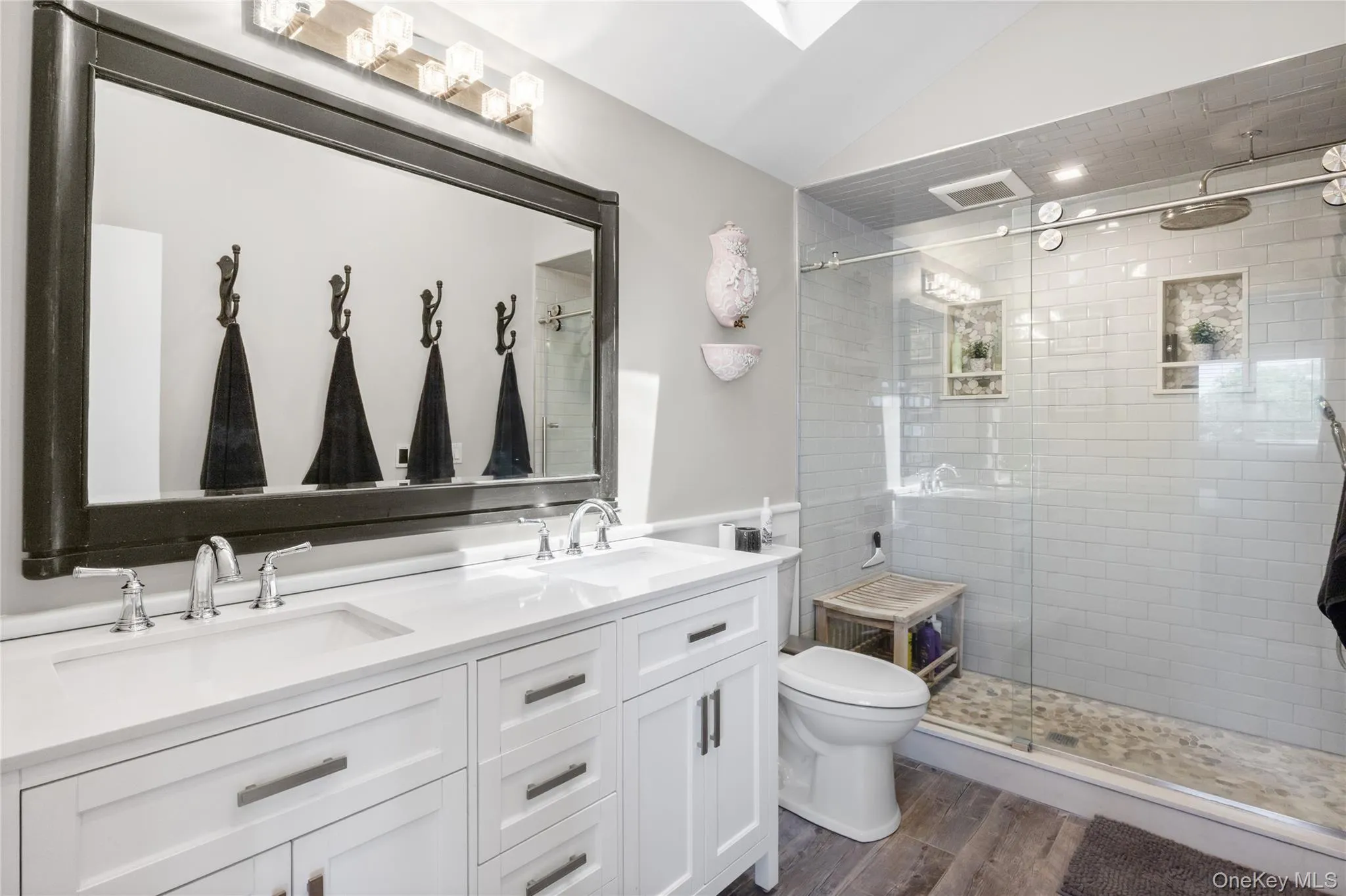 primary bath with heated floors primary bath with heated floors
